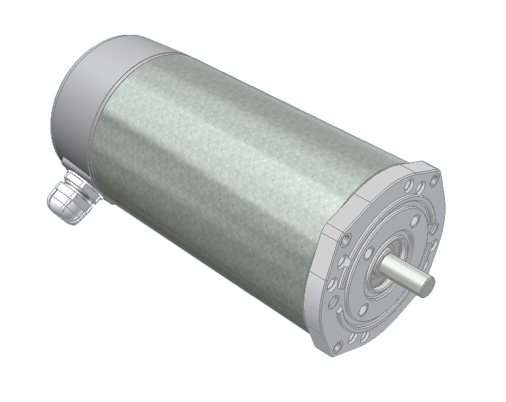 MA 78-100 DC motor, small permanent magnet electric motor, 12VDC, 18VDC, 24VDC, 36VDC, 48VDC, 72VDC, 125VDC, with brushes, brushed, diameter 78 mm, torque 0.5 N.m at 4000 RPM