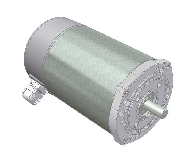 MA 78-50 DC motor, small permanent magnet electric motor, 12VDC, 18VDC, 24VDC, 36VDC, 48VDC, 72VDC, 125VDC, with brushes, diameter 78 mm, torque 0.3 N.m at 3000 RPM