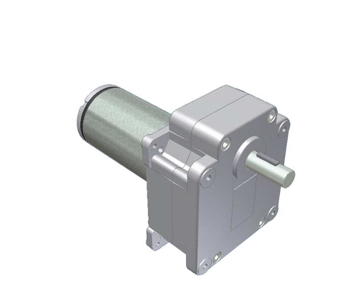 RA 63-200 DC geared motor with parallel gear trains 12VDC, 24VDC, 48VDC, 72VDC, 110VDC, with brushes, max. torque 25 N.m at 20 RPM, 2 to 5 stage reduction