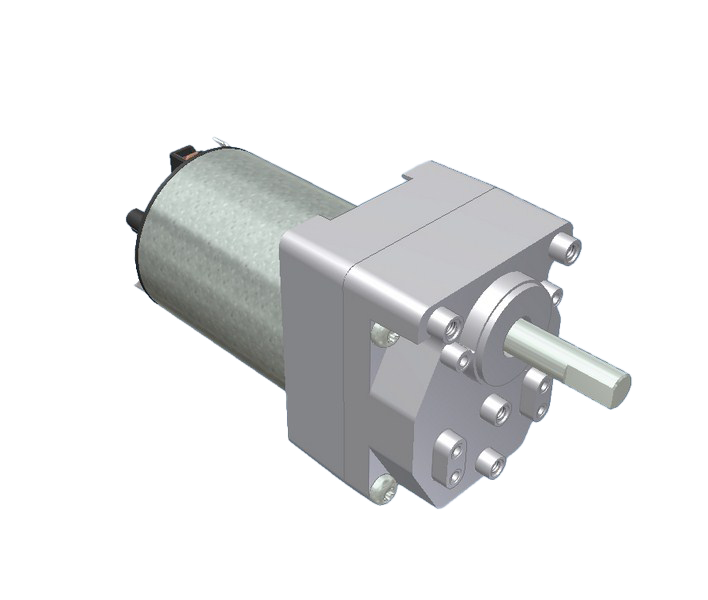 RA 63-80 DC geared motor with parallel gear trains 12VDC, 24VDC, 48VDC, 72VDC, 110VDC, brushless, max. torque 8 N.m at 20 RPM, permanent magnet stator, 2 to 6 stages reduction